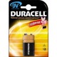 Батарея Duracell Basic 6LR61-1BL/6LF22-1BL 9V (1шт.уп.)