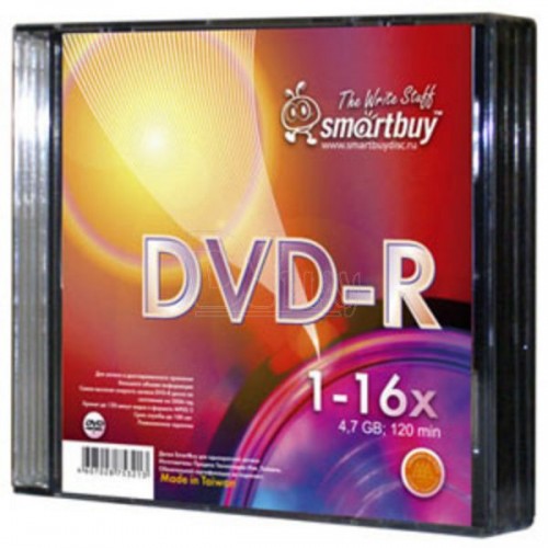 Диск DVD-R Smart Track ST DVD-R 4,7GB 16x, 5шт., Slim