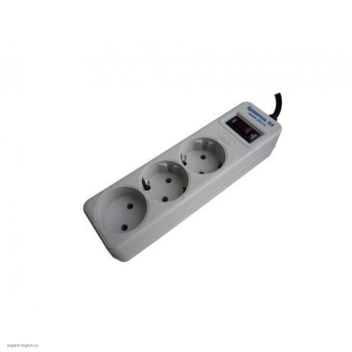 Удлинитель Doffler EC 1013-3W 3 розетки, 3 м, белый