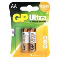 Батарейки алкалиновые GP Ultra Alkaline 15AU LR6 2шт (AA)