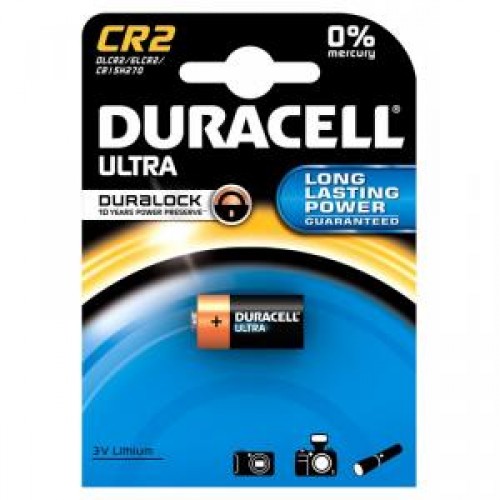Батарейки литиевые Duracell Ultra CR2 (1шт)