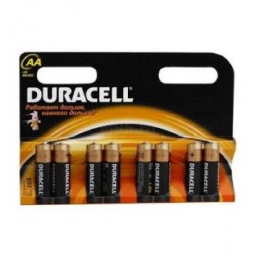 Батарейки алкалиновые Duracell BASIC LR6/8BL (AA)