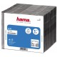Коробка для DVD Slim, 25 шт., пластик, черный, Hama (H-51182)