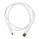 Кабель USB 2.0 Am-microBm 0.5м Cablexpert, экранированный, белый (CCP-mUSB2-AMBM-W-0.5M)
