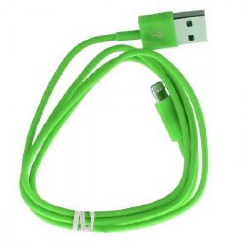 Кабель USB - Apple lightning Glossar iP5-01 для iPhone 5/5S (green)