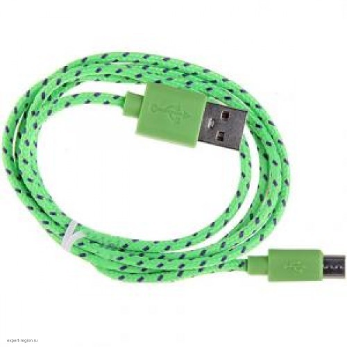 Кабель USB - micro USB Glossar CORD-1 (green)