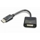 Кабель DisplayPort - DVI Cablexpert A-DPM-DVIF-002, 20M/19F, черный, пакет