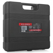 Фен технический Интерскол ФЭ-2000Э, 2000 Вт, (80C°-600C°,300-500 л/мин);кейс+н-р насадок