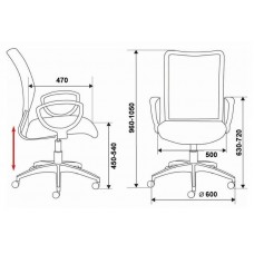Кресло (CH-599AXSN/TW-11)