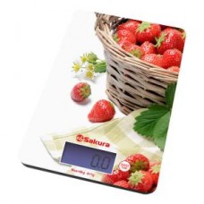 Весы кухонные Sakura SA-6075 K Клубника