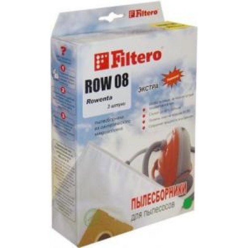 Пылесборник Filtero ROW 08 (3) Экстра пятислоные для пылесосов ROWENTA