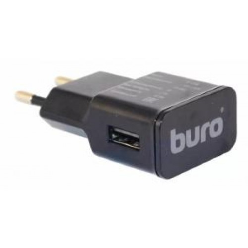 Сетевое зарядное устройство Buro TJ-159b, USB, 2.1A, black
