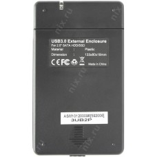 Контейнер внешний  AgeStar 3UB2P USB 3.0-SATA черный/белый