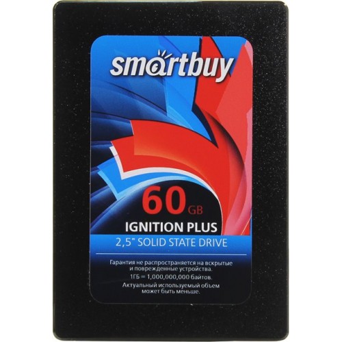 Накопитель  SSD 60Gb Smartbuy Ignition PLUS SB060GB-IGNP-25SAT3 SATA 3.0 2.5"