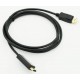 Кабель HDMI19-DisplayPort (m) 1.8м, черный