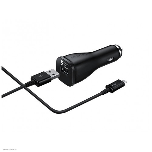 Автомобильное зарядное устройство Samsung EP-LN915CBEGRU, 2A, черный