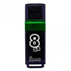 Накопитель USB 2.0 Flash Drive 8Gb Smartbuy Glossy series Dark Grey (SB8GBGS-DG)