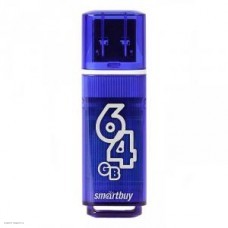 Накопитель USB 2.0 Flash Drive 64Gb Smartbuy  Glossy series Dark Blue (SB64GBGS-DB)