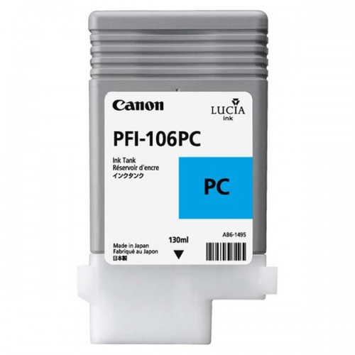 Картридж-чернильница PFI-106PC Canon Pixma iPF6300 Cyan 130 мл
