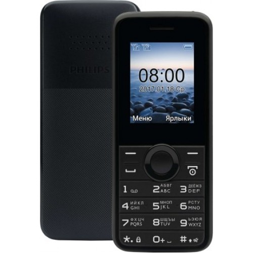 Мобильный телефон Philips E106 1.8" Black 