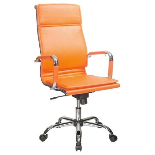 Кресло Бюрократ CH-993/orange оранжевый иск.кожа