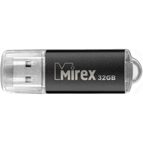 Накопитель USB 2.0 Flash Drive 32Gb Mirex UNIT BLACK (13600-FMUUND32)