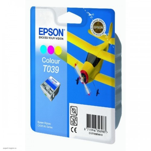 Картридж Epson Stylus C43/C45 Color (Hi-black) new, C13T03904A10