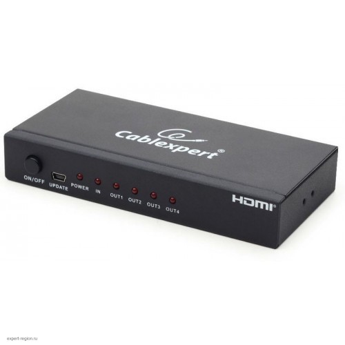 Разветвитель HDMI 1 компьютер -  4 монитора, Cablexpert/Gembird HD19F/4x19F (DSP-4PH4-02)