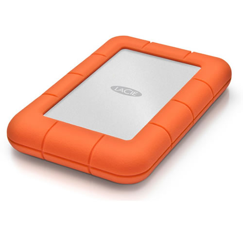 Внешний накопитель HDD 1Tb USB 3.0 LaCie Rugged Mini, 2.5" Orange (301558)