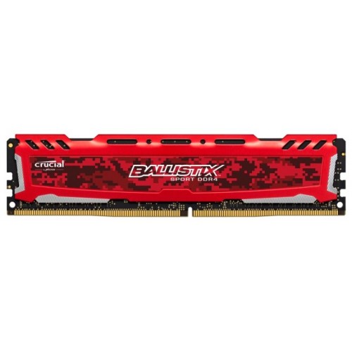 Модуль DIMM DDR4 4096Mb Crucial Ballistix Sport LT Red