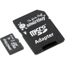 Карта памяти microSDXC 256Gb Smartbuy Class 10 UHS-I + адаптер (SB256GBSDCL10-01)