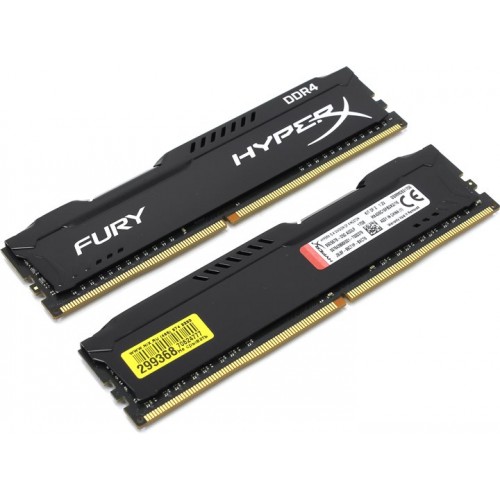Комплект модулей DIMM DDR4 2*8192Mb Kingston HyperX Fury Black