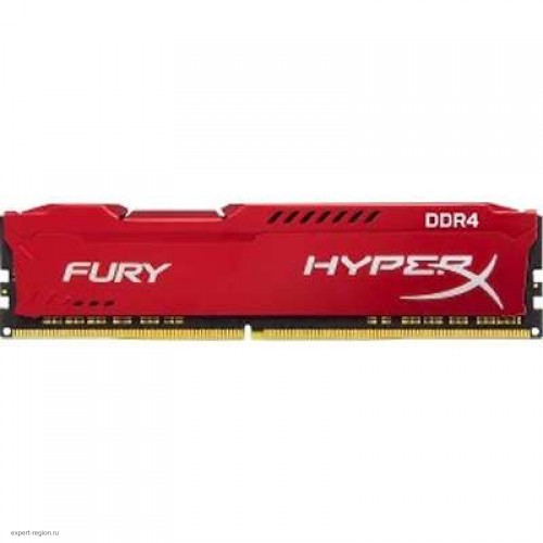 Модуль DIMM DDR4 8Gb Kingston HyperX Fury Red