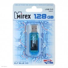 Флеш-диск USB 3.0 128Gb  Mirex Elf Синий (13600-FM3BE128)