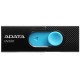 Флеш-диск USB 32Gb A-Data UV220 черный/голубой