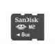 Флеш Карта Памяти Memory Stick PRO Duo 8Gb Sandisk (M2+адаптер MS DUO) (SDMSM2-008G-E11M)