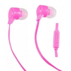 Наушники с микрофоном Внутриканальные Perfeo HANDY Розовые