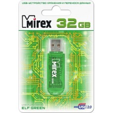Флеш-диск USB 32Gb Mirex Elf зеленый