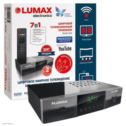 Цифровой эфирный ресивер LUMAX DV3211HD
