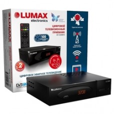 Цифровой эфирный ресивер LUMAX DV3208HD black