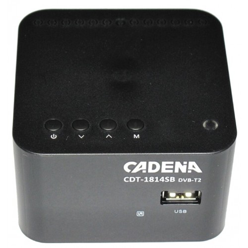 Цифровой эфирный ресивер CADENA CDT-1814SB DVB-T2 black
