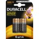 Батарейки Duracell Basic LR03-6BL MN2400 AAA (6шт)