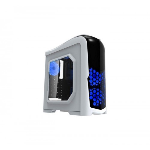 Корпус ATX GameMax G539W (с окном, белый, подсветка) без БП, CR, USB3.0 на передней панели