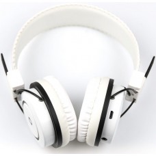 Беспроводные наушники с микрофоном Dialog HS-19BT, Bluetooth 4.0, белый, накладные