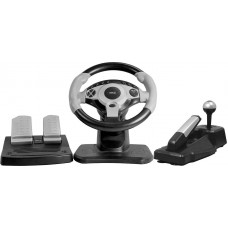 Руль с педалями Dialog RACE WINNER I GW-300, вибро, USB