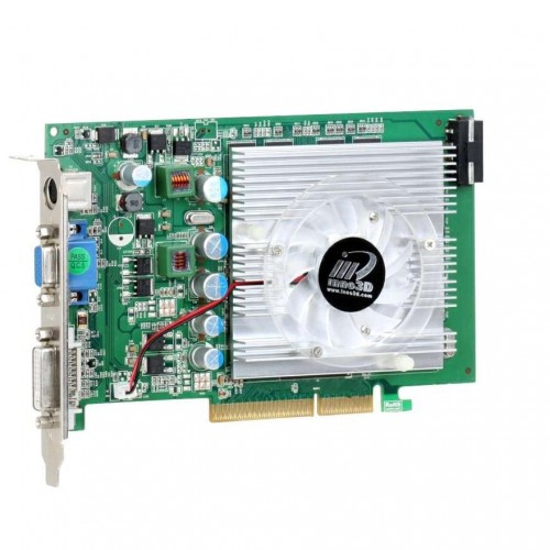 Видеокарта DDR2 GeForce 7600GT Innovision 512Mb AGP128bit, Dsub/DVI, retail