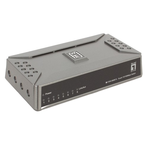 Коммутатор LevelOne FSW-0808TX, 8port 10/100 Mb, mini