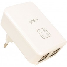 Зарядное устройство Gmini GM-WC-0123-4USB, 4xUSB (2x2.1A, 2x1A)