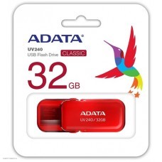 Флеш-диск USB 32Gb, A-Data UV240, откидной колпачок, Красный