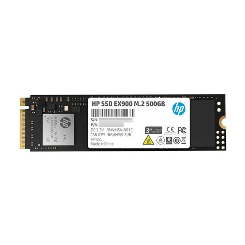 Накопитель SSD 500,0 Gb HP EX900 M.2 2280, NVMe 3D (чт.2100MB/s, зап.1500MB/s)